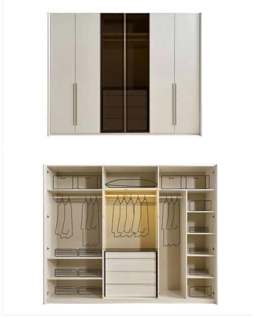6 door wardrobe